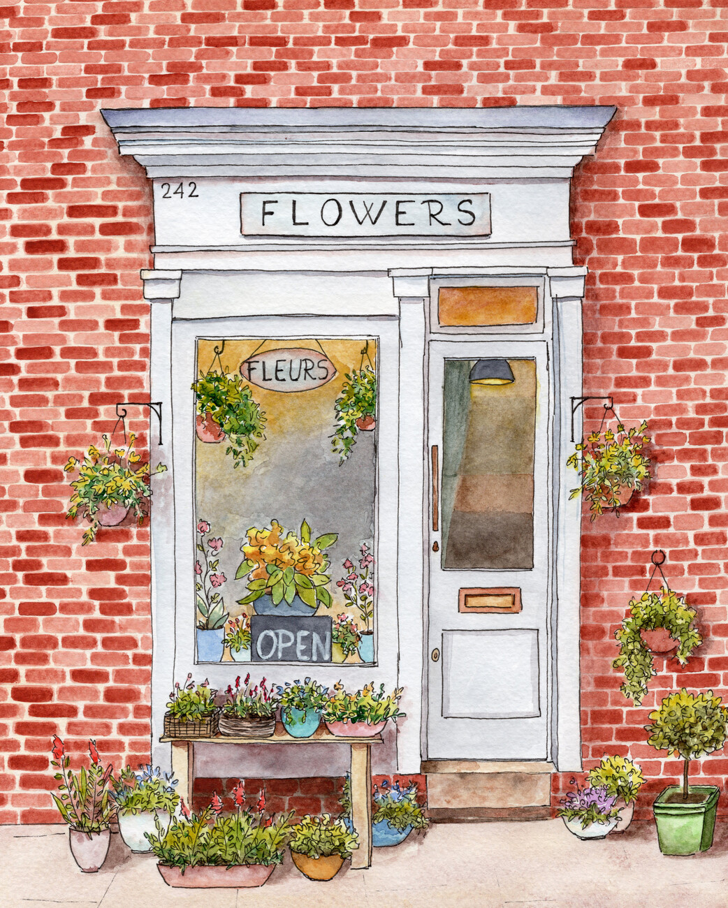 Illustration Flower Shop