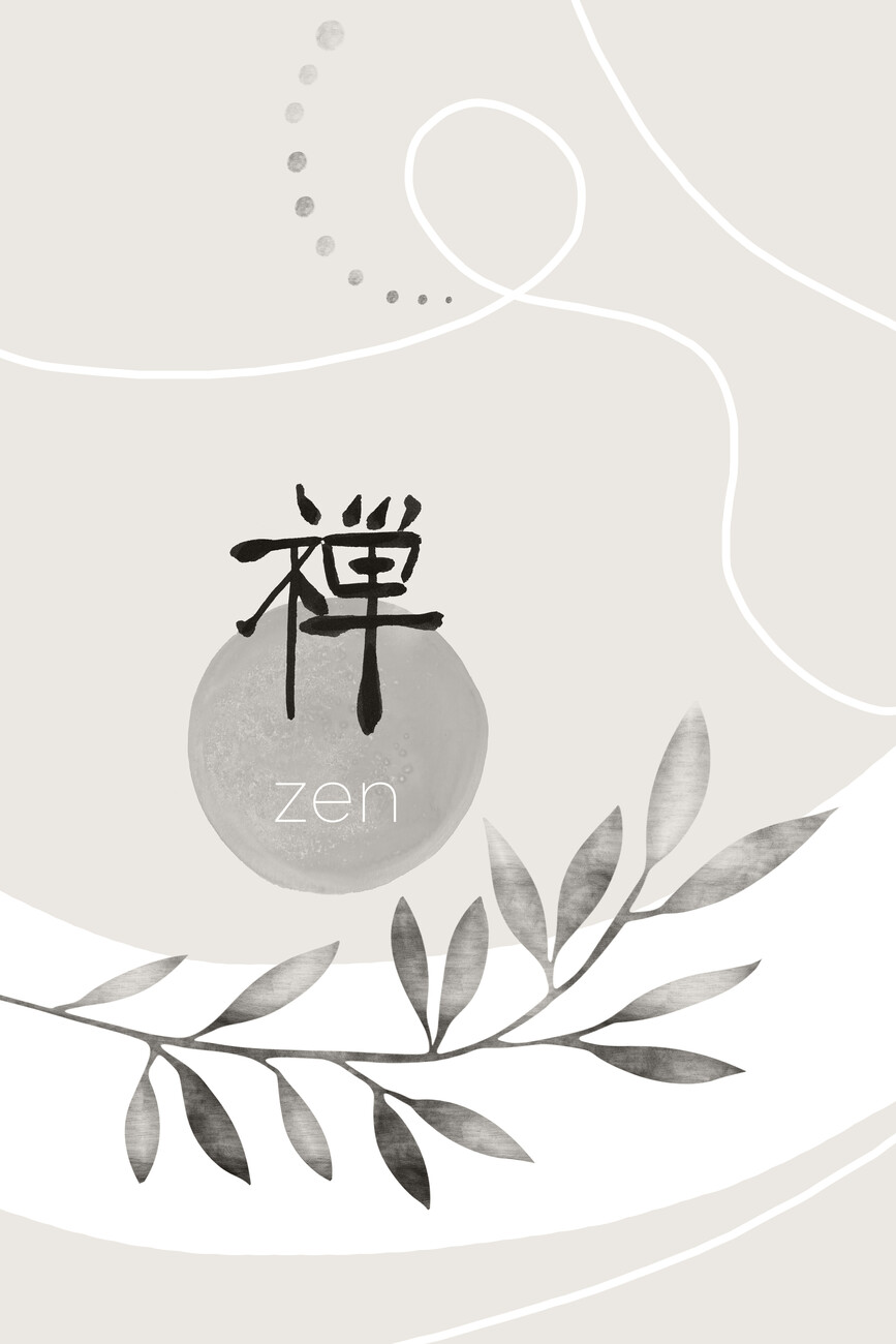 Wall sticker Zen - Japandi Style