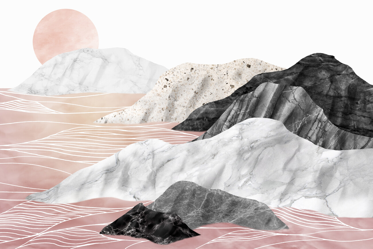 Illustration Marble Landscape 01