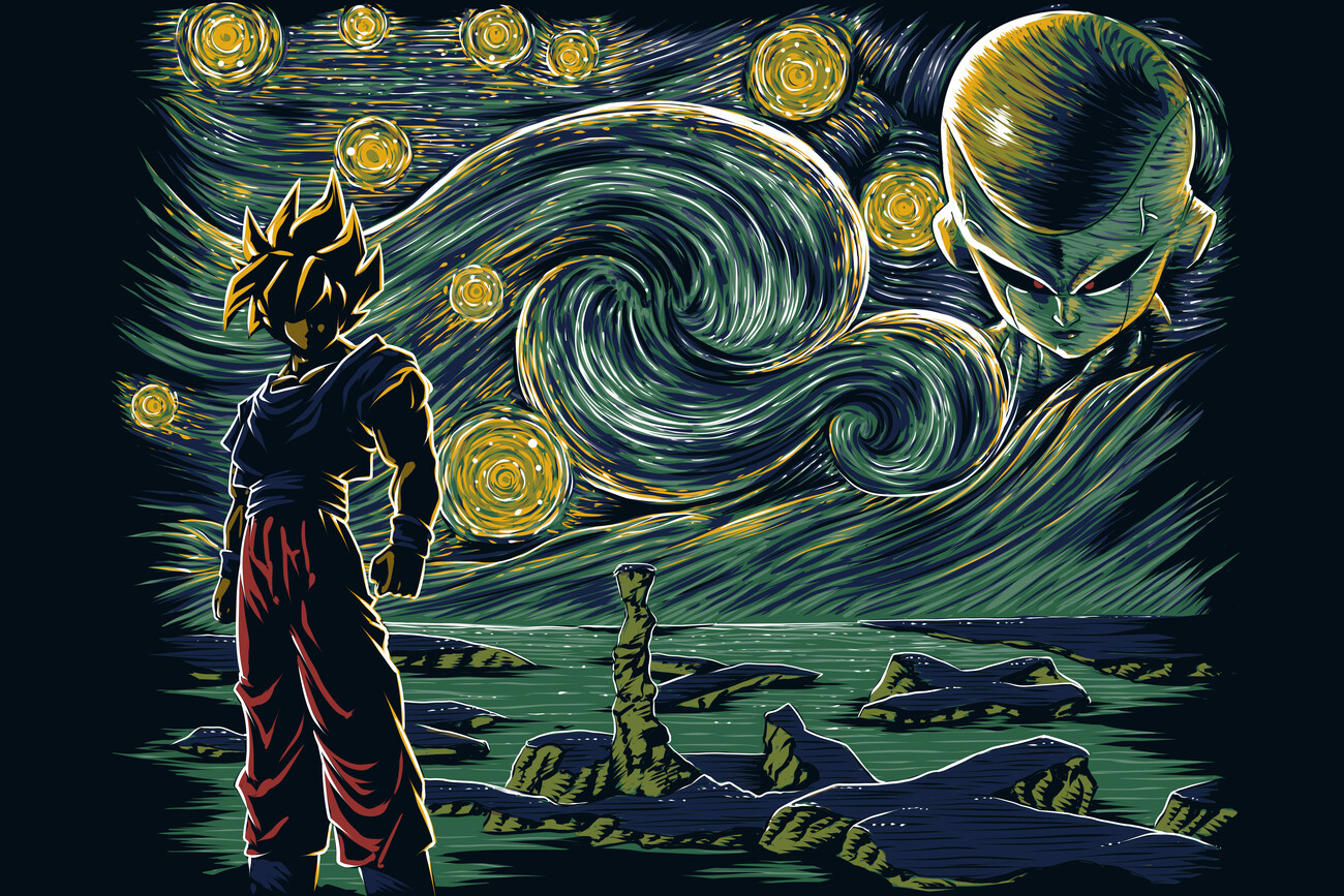 Wall Mural Goku and Vegeta, Dragon Ball Z Photo Wallpaper