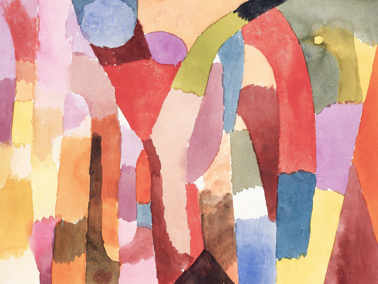Wallpaper Mural Movement of Vaulted Chambers - Paul Klee