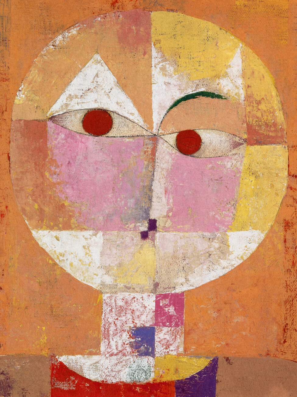 Obrazová reprodukce Senecio (Baldgreis) - Paul Klee, (30 x 40 cm)