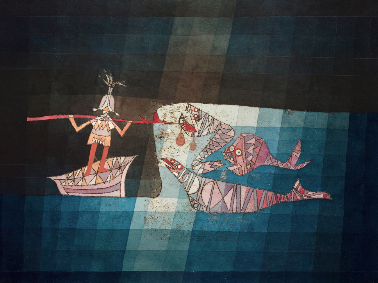 Obrazová reprodukce The Seafarers - Paul Klee, (40 x 30 cm)