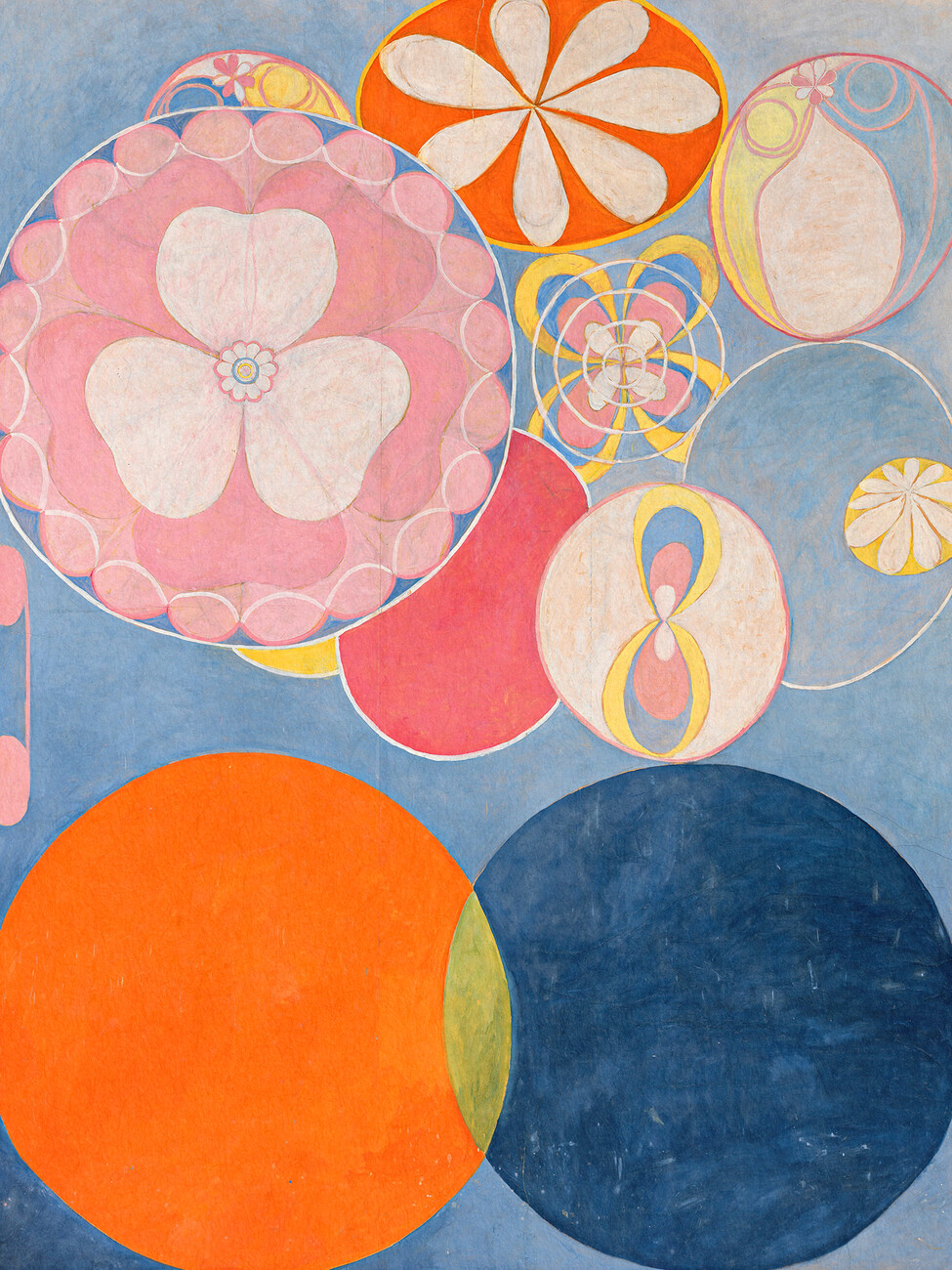 Obrazová reprodukce The 10 Largest No.2 (Blue Abstract) - Hilma af Klint, (30 x 40 cm)