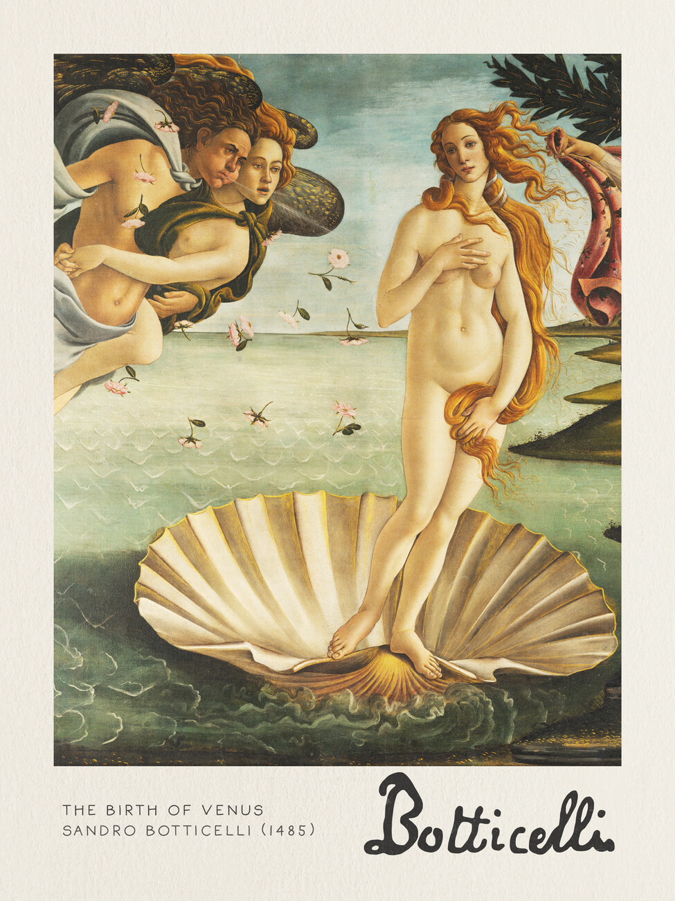 Classic Painting Botticelli's Birth of Venus Fine Art Wall Art