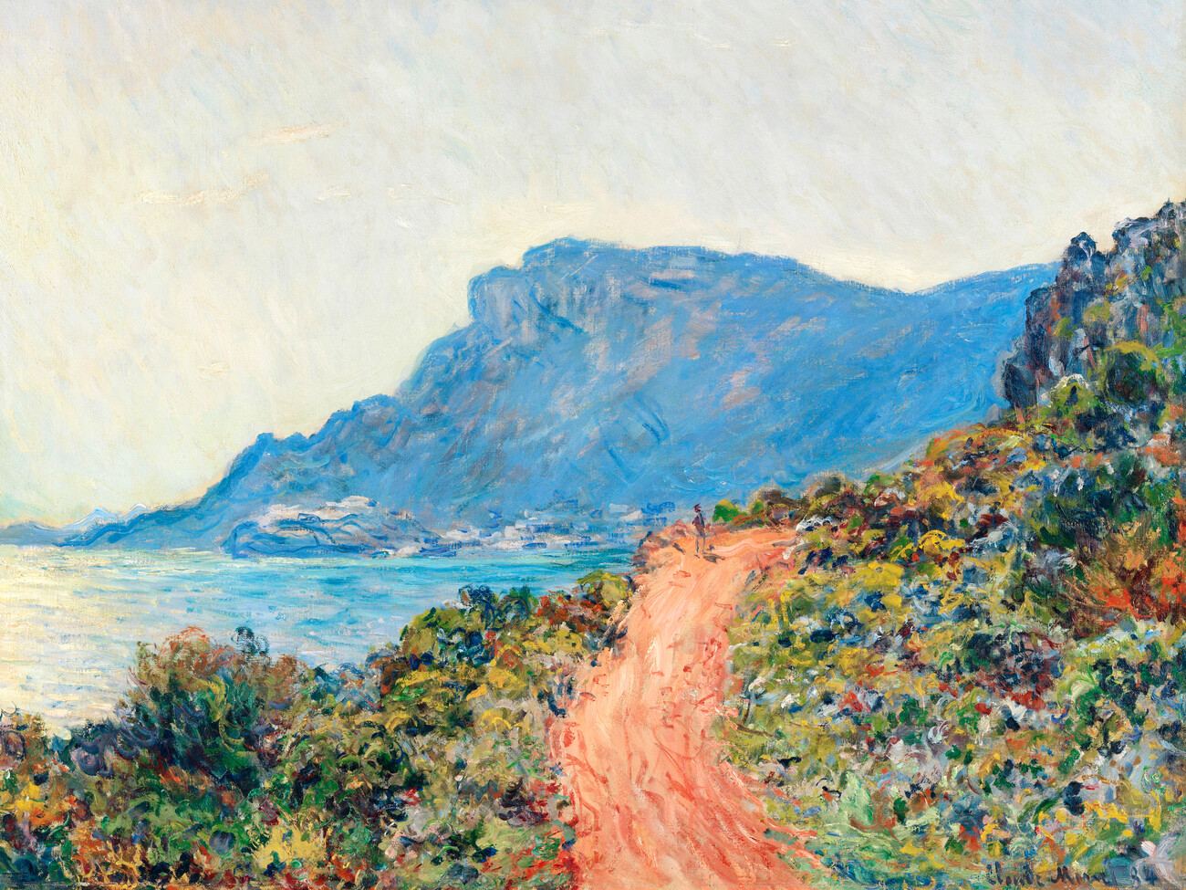 Obrazová reprodukce The Corniche near Monaco - Claude Monet, (40 x 30 cm)