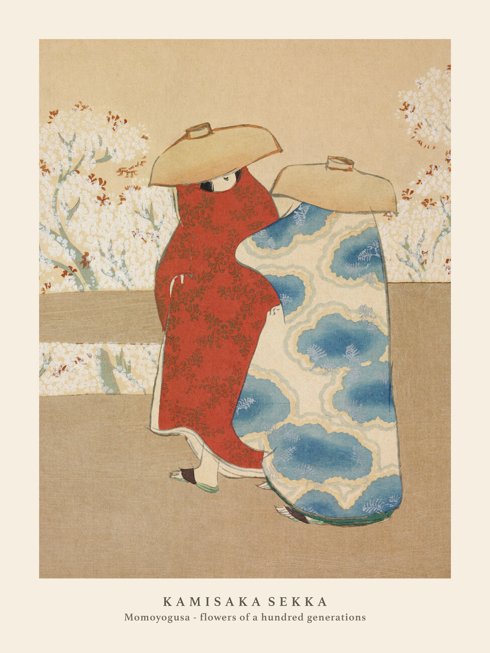 Obrazová reprodukce Hanami Season (Special Edition Japandi VIntage) - Kamisaka Sekka, (30 x 40 cm)