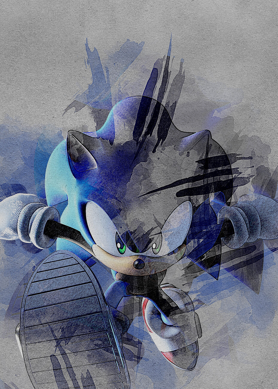 Sonic Fanart Wall Art for Sale