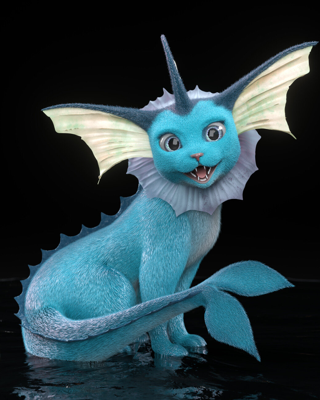 Pokémon fan crafts incredibly detailed Vaporeon doll  Dot Esports