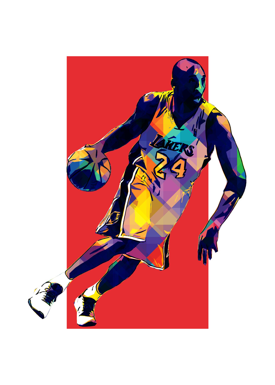 Wall Art Print Kobe Bryant Pop, Gifts & Merchandise