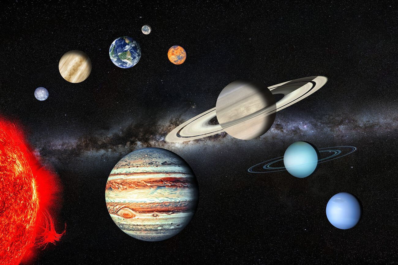 solar system artwork