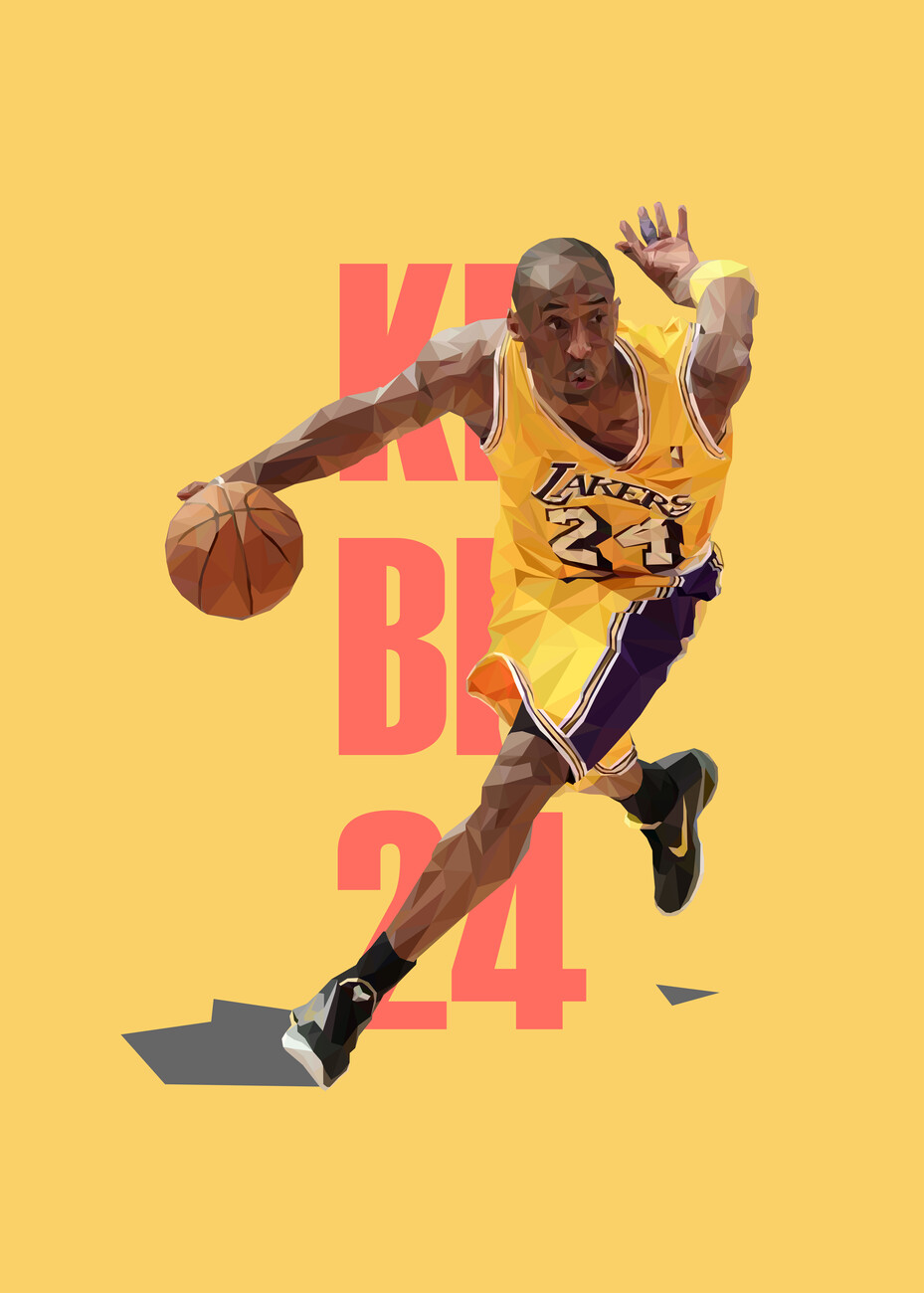 Art Poster kobe bryant basketball