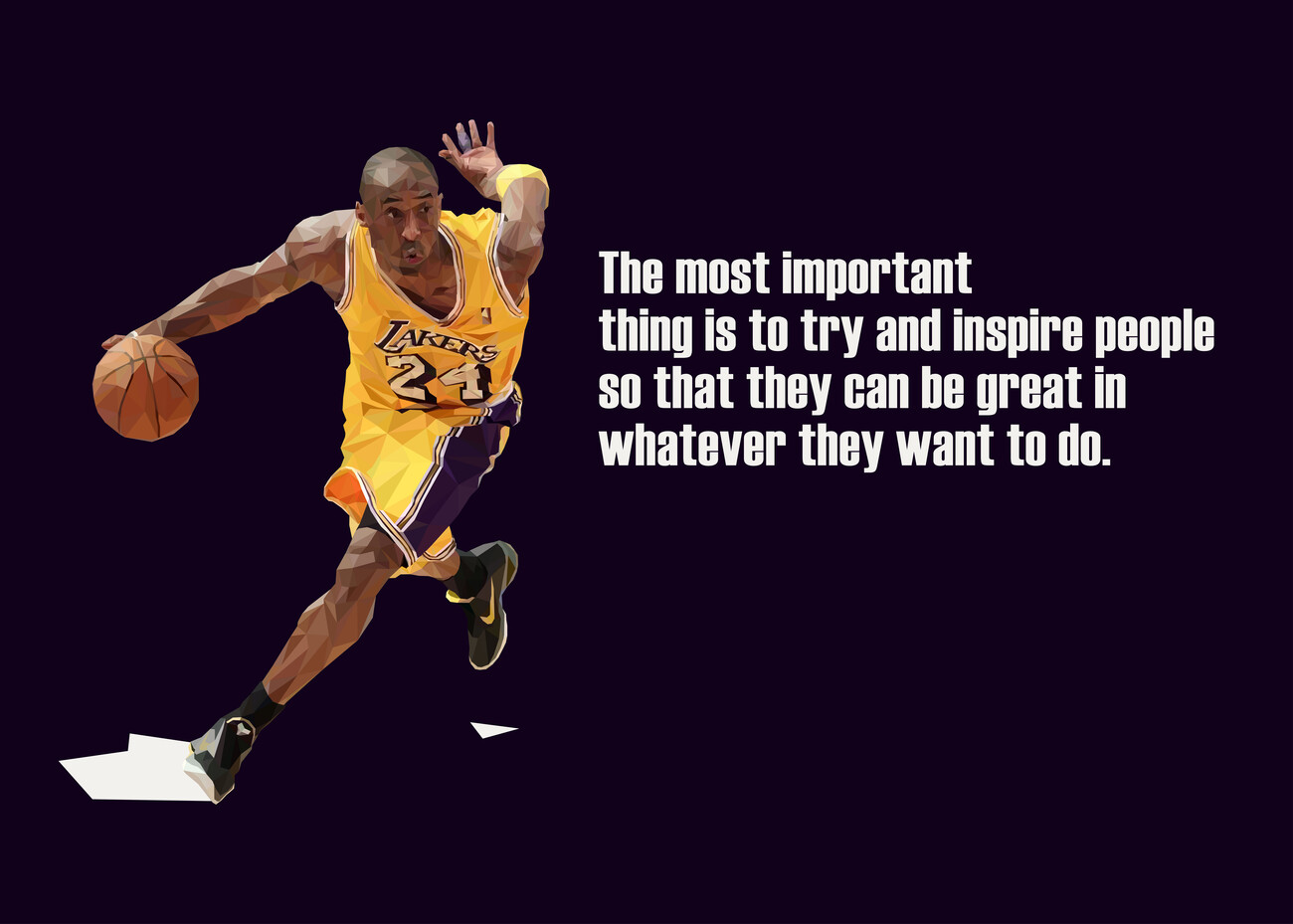 Art Poster Kobe Bryant