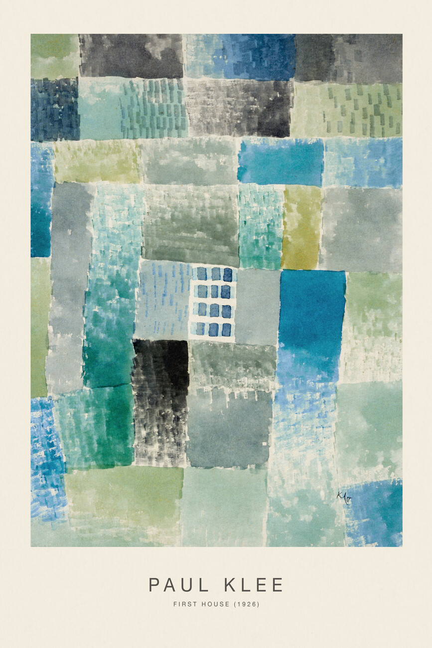 Obrazová reprodukce First House (Special Edition) - Paul Klee, (26.7 x 40 cm)