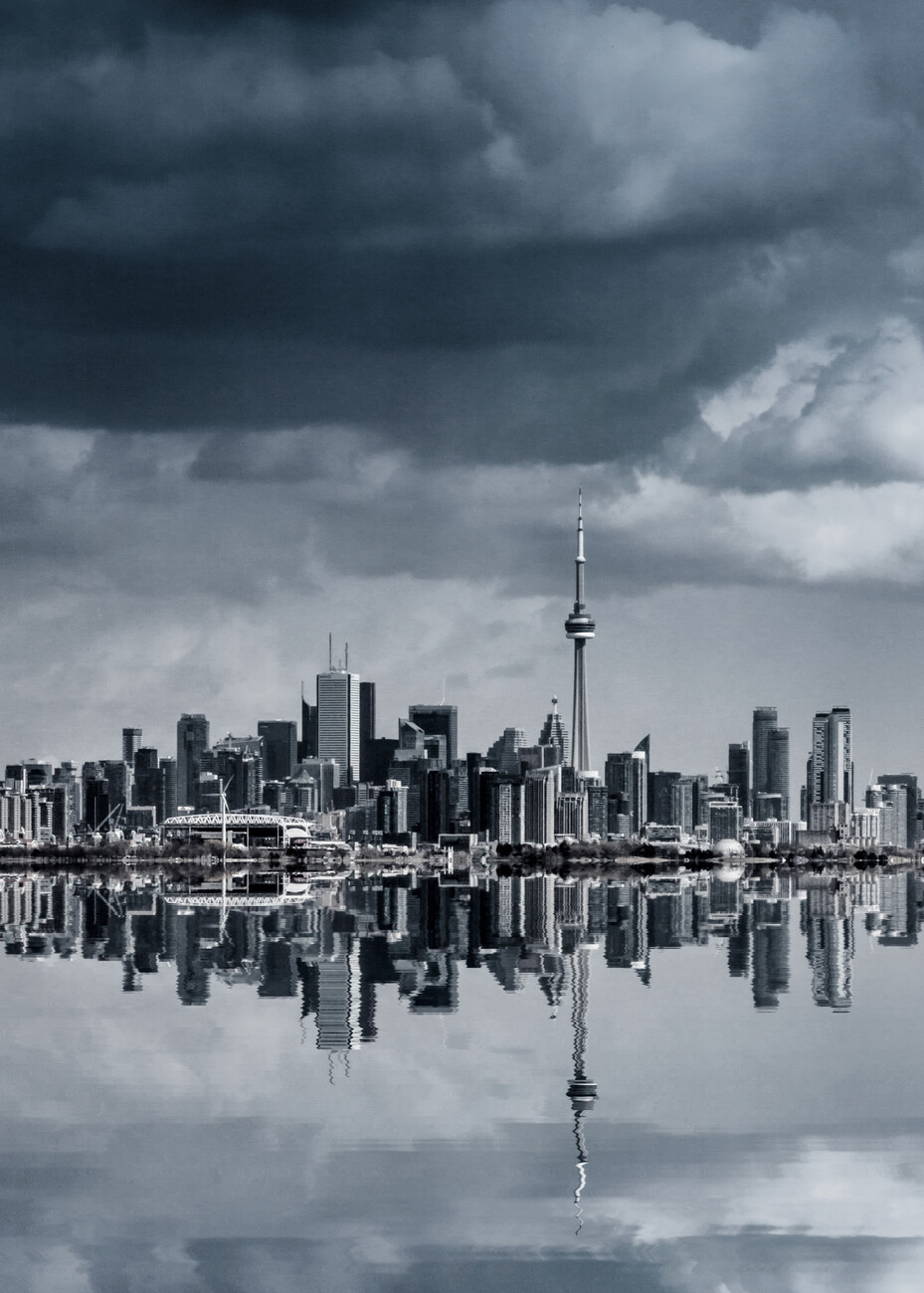 Art Photography Toronto Skyline Reflection No 1