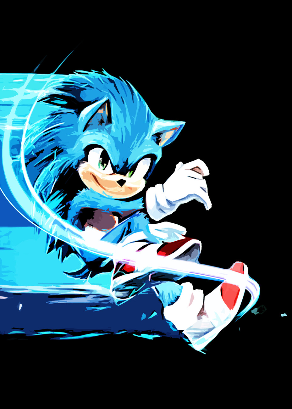 Sonic Fanart Wall Art for Sale