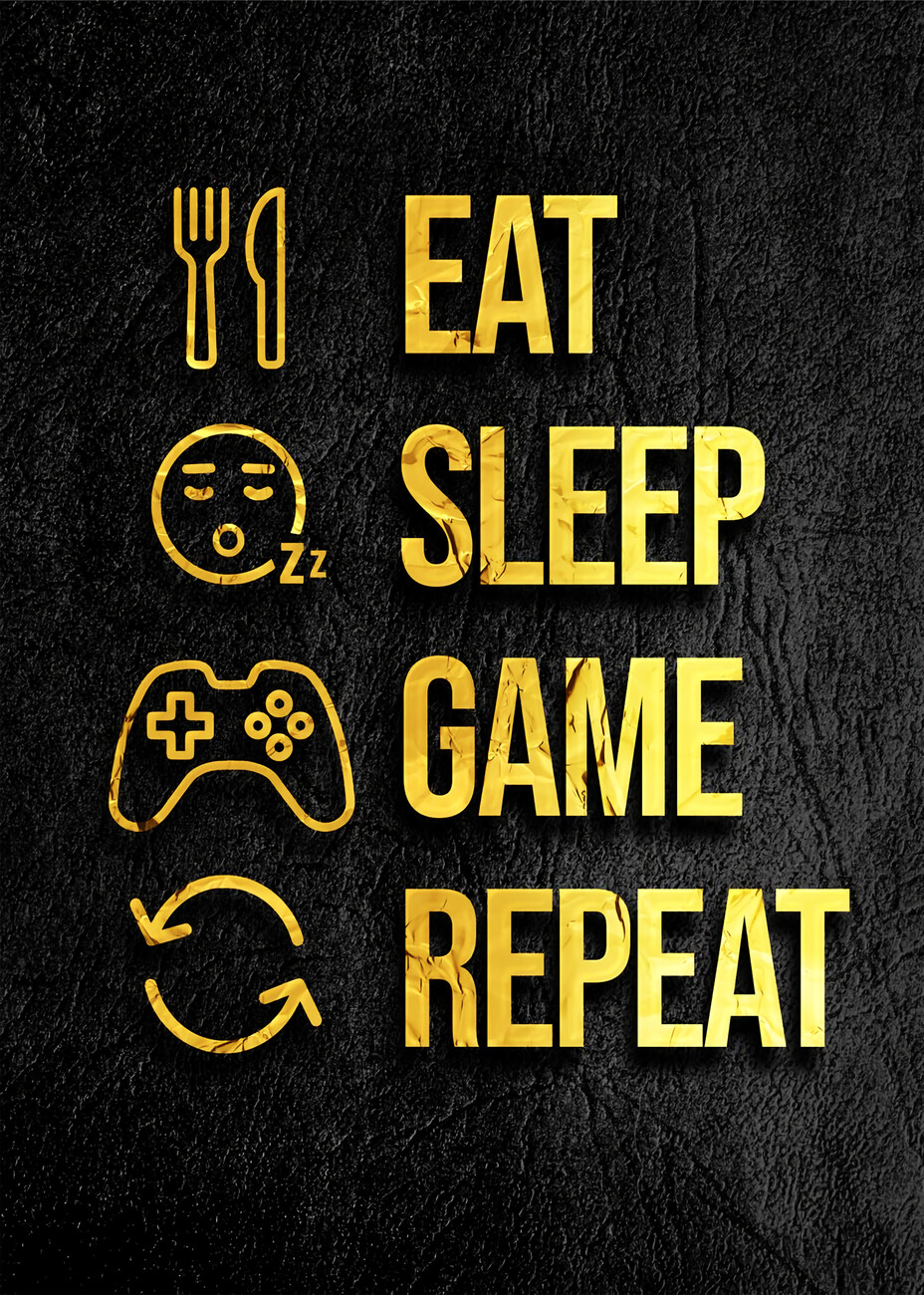 eat sleep play logo