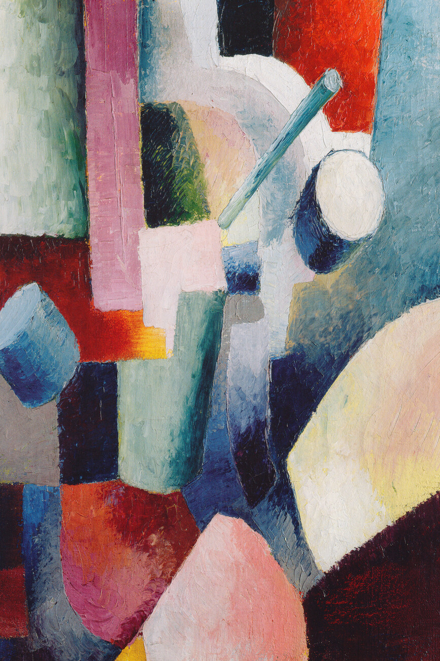 Obrazová reprodukce Abstract Composition - (Vintage Colourful Forms) - August Macke