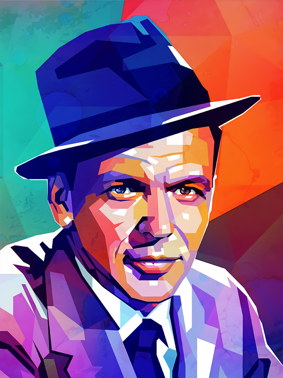 Illustration Frank Portrait Pop Art