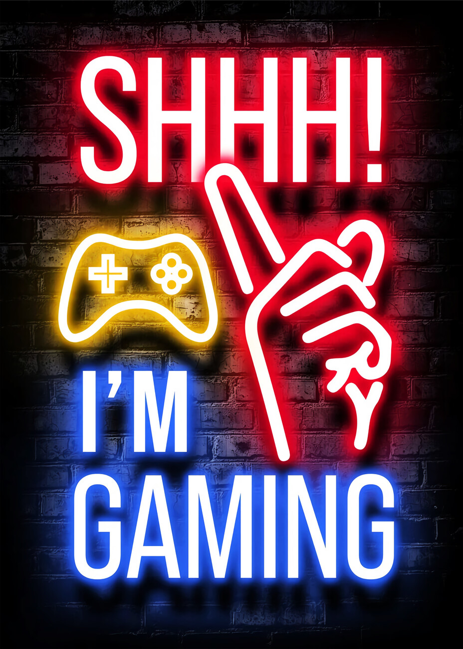 Gaming poster' Poster, picture, metal print, paint by PC Gaming, Displate