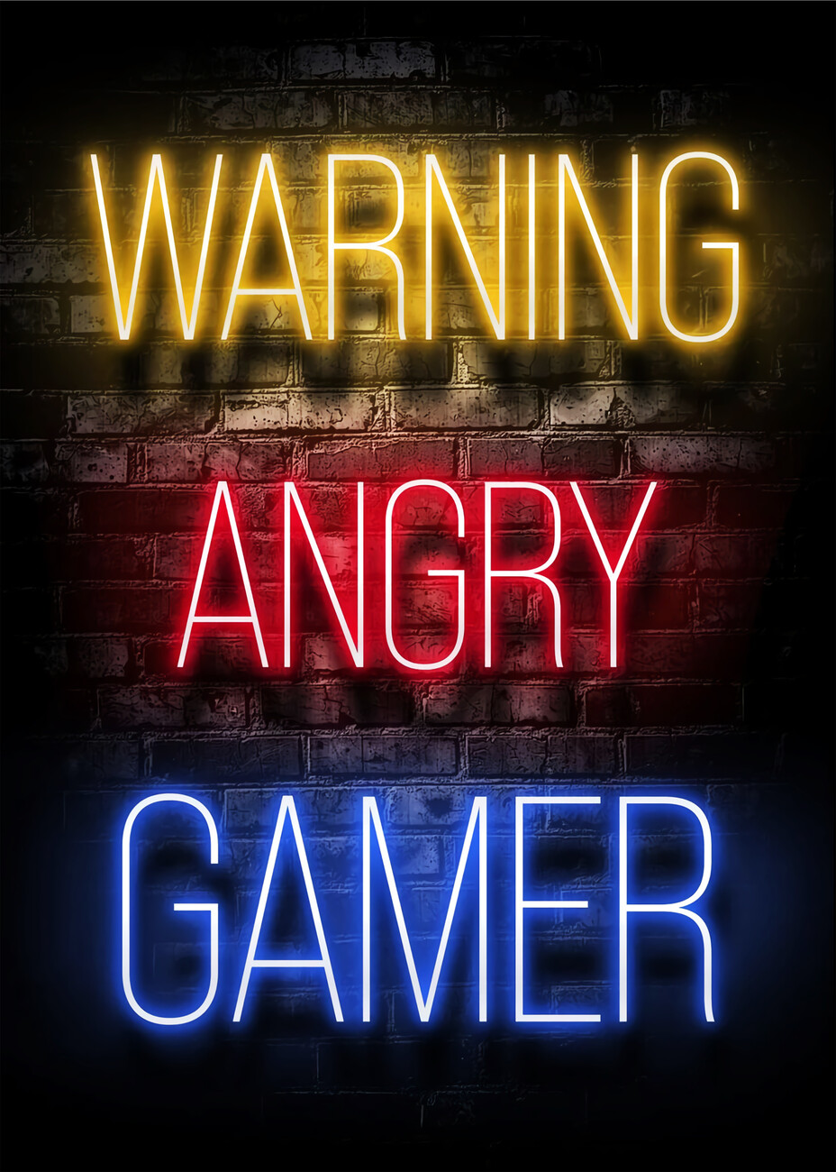 Rage Quit Definition Gaming Prints Gamer Gifts for Games Room 