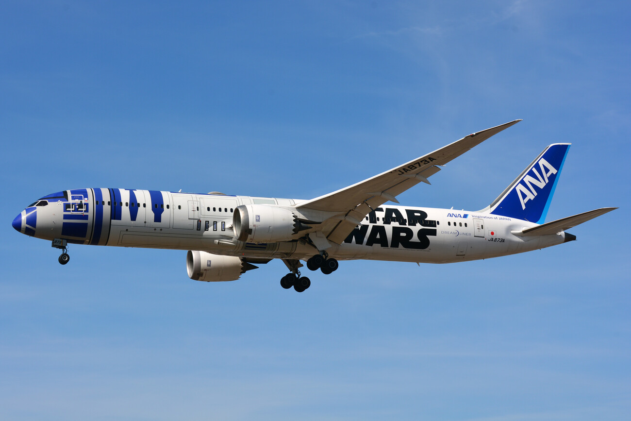 Art Photography ANA Boeing 787-9 / JA873A / Star Wars R2D2 Livery