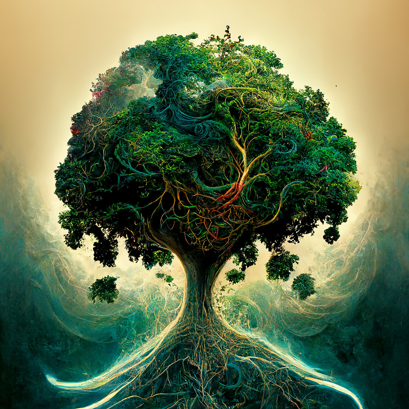 Wall Art Print, Tree of Life III