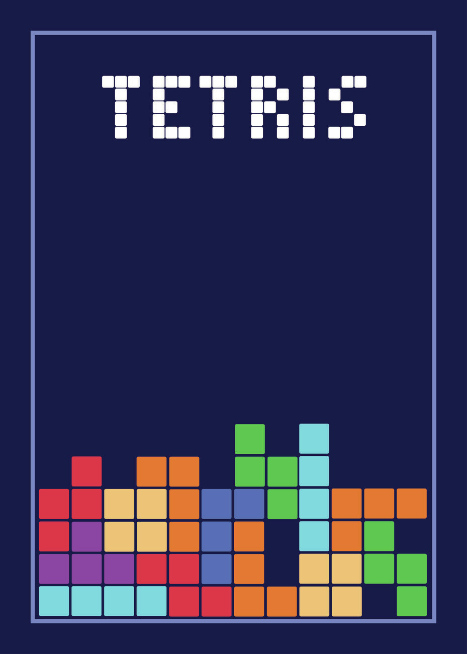 Wall Art Print Tetris | Gifts & Merchandise | Europosters