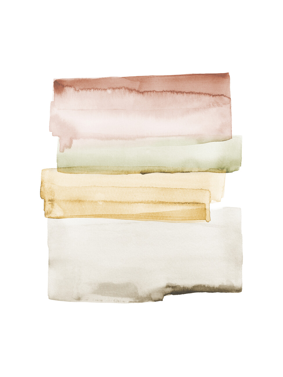 Wall Art Print | Watercolor brush strokes 1 | Europosters