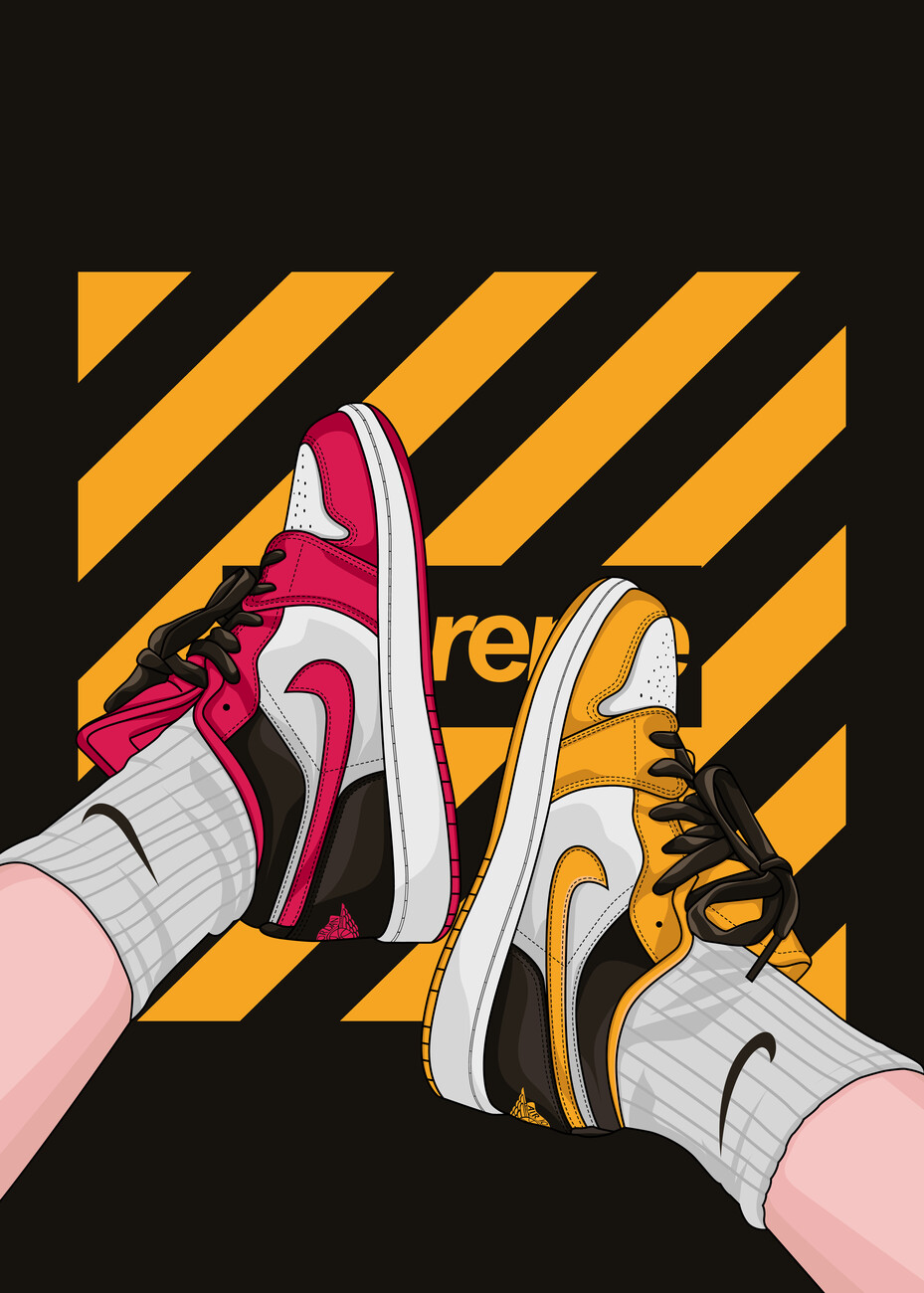 Wall Art Print Sneaker addict Collector | Gifts & Merchandise | Europosters