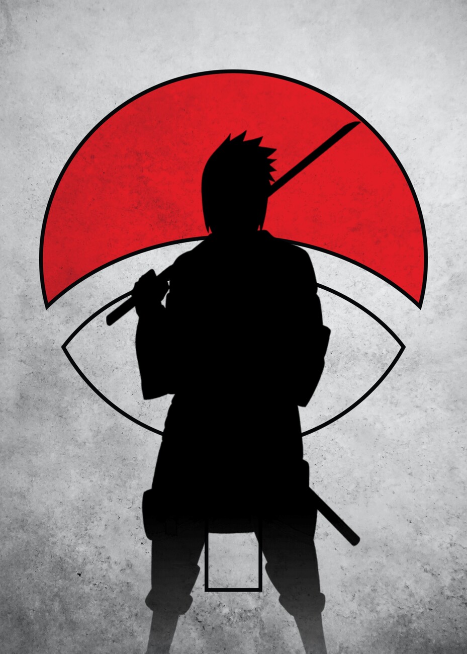 Uchiha Clan Metal Wall Art / Uchiha Clan Metal Prints for Sale