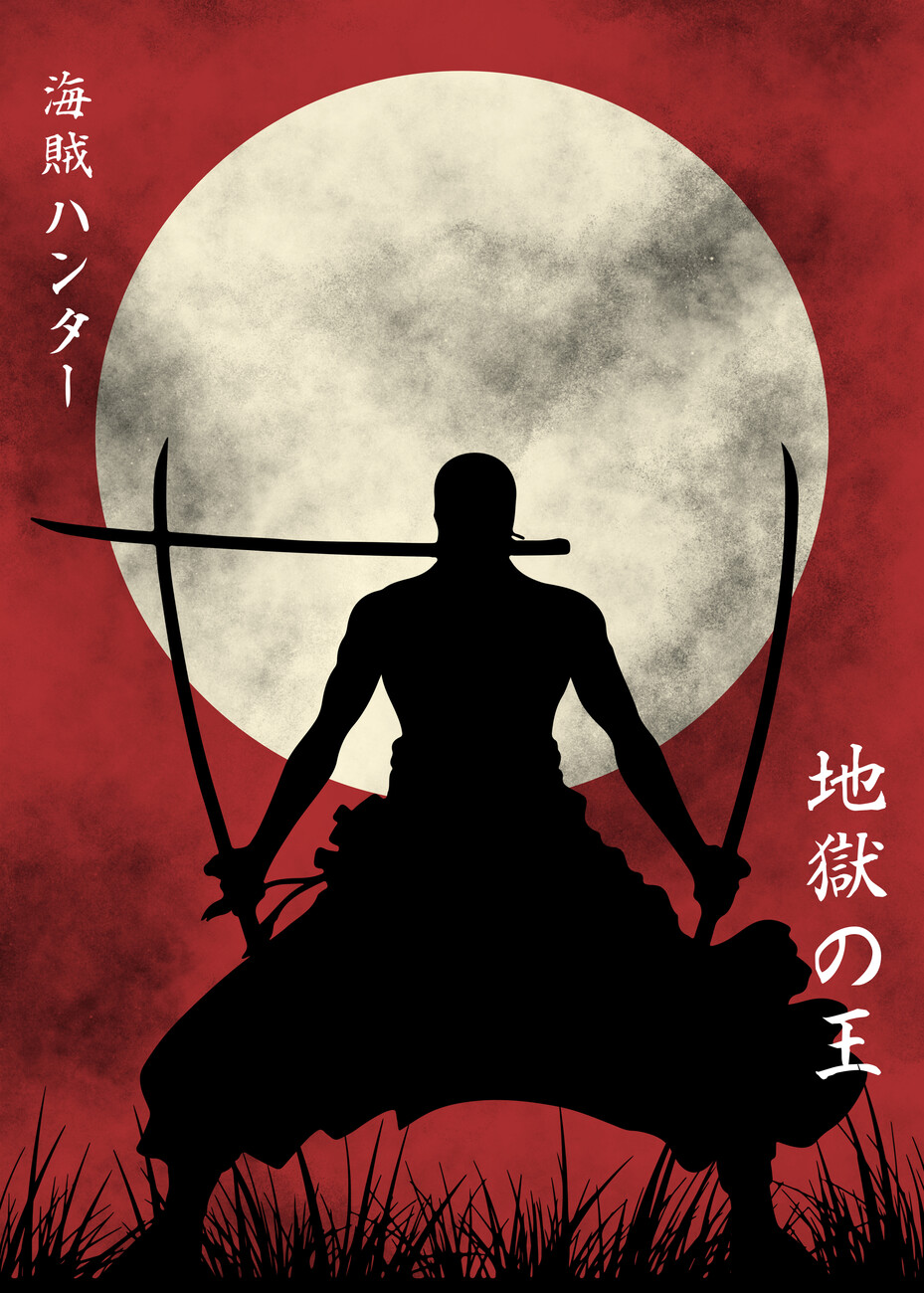 Zoro - Manga Anime Design V2 - Zoro Roronoa - Posters and Art Prints