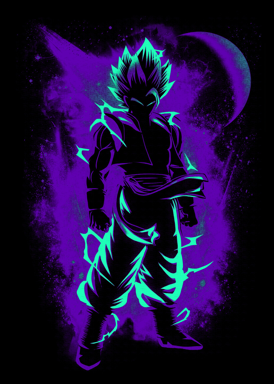 Wall Art Print, Super Saiyan Blue New Style