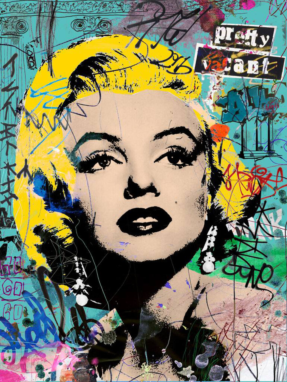Künstlerische illustrasjon | Marilyn Pop Art | Europosters