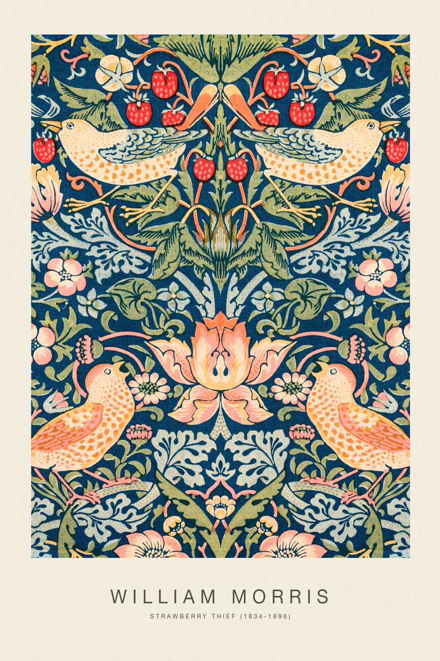 Strawberry Thief (Special Edition Classic Vintage Pattern) - William Morris