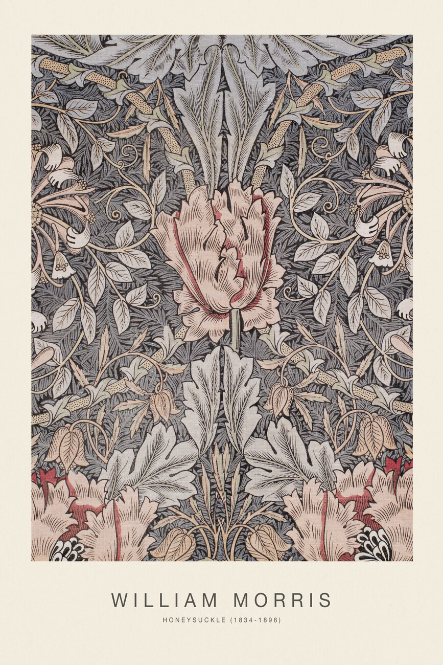 William Morris - Honeysuckle Poster