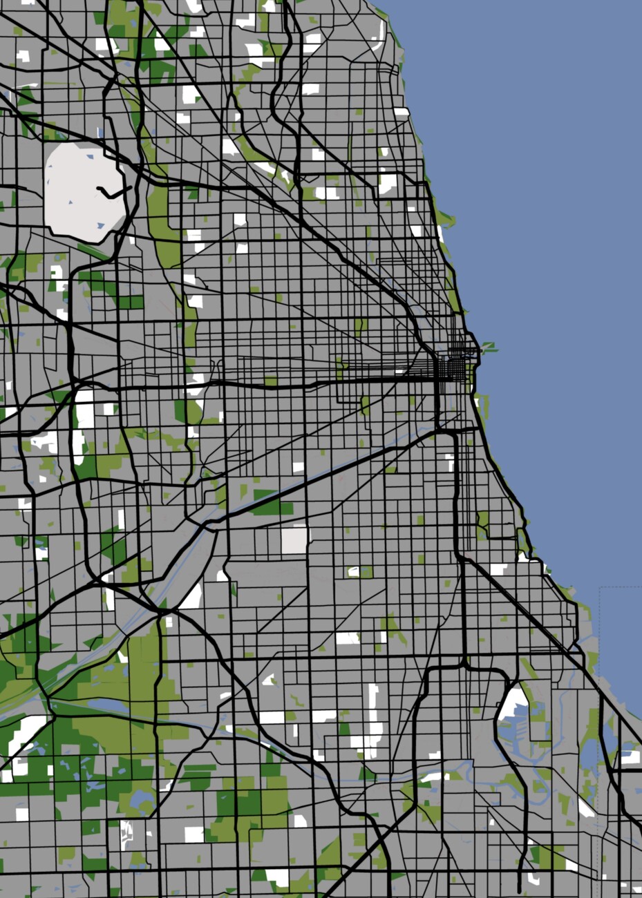 map of chicago cities