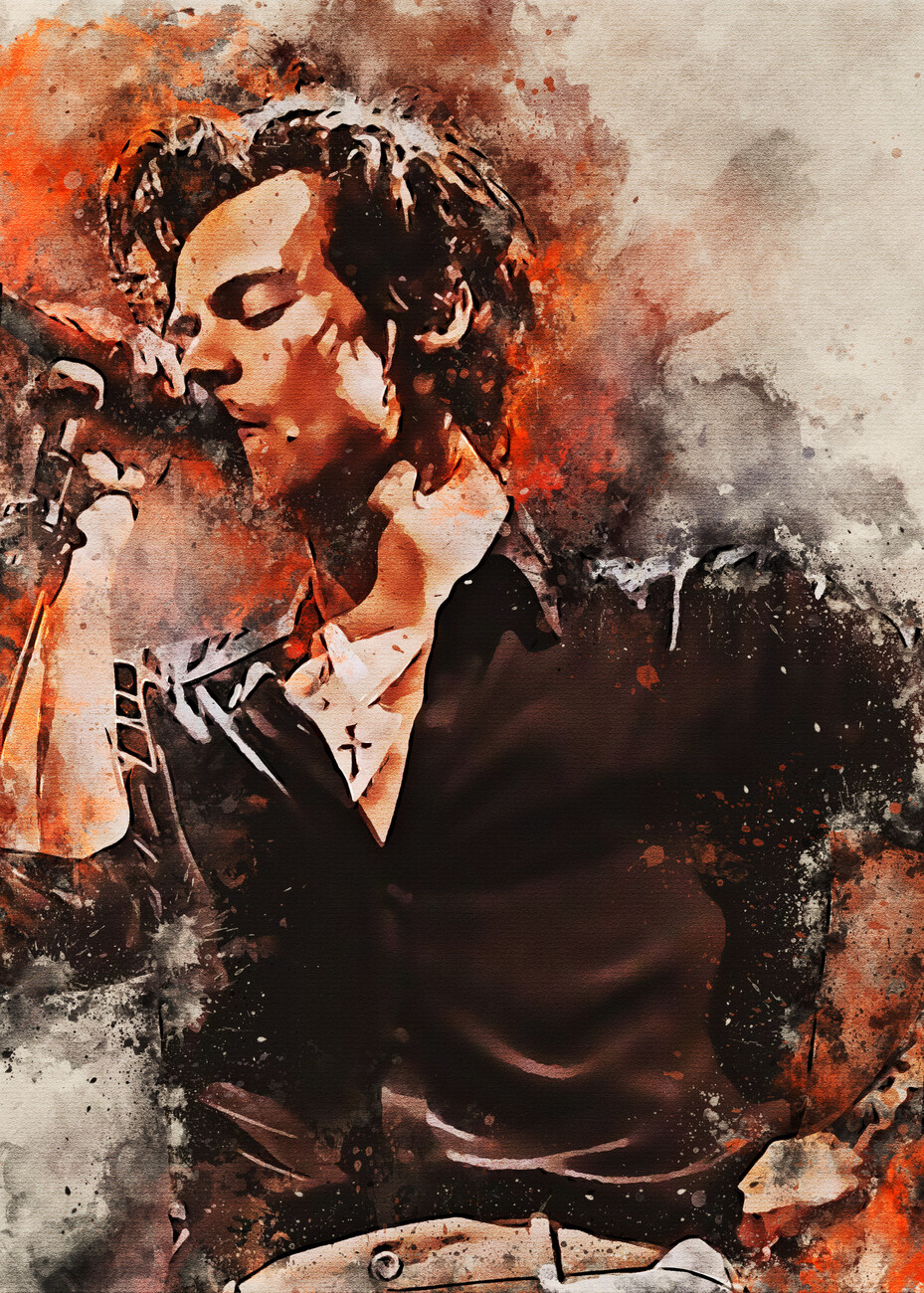 Affiche Harry Styles - Affiche Musique - Affiche Portrait - Sucre