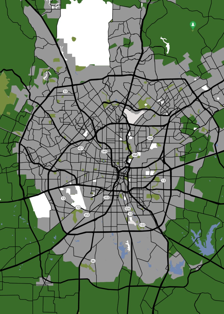 Kartta City Map San Antonio ǀ Kaikki kaupunkikartat ja maailmankartat  seinälle