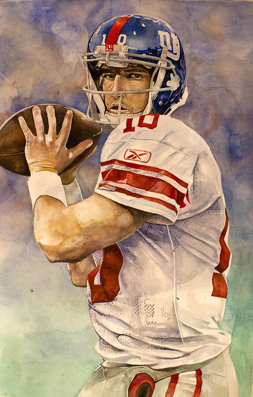 Eli Football Player Wall Mural Buy online at Europosters