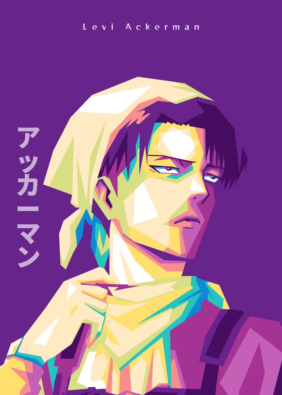 Wall Art Print | Levi Japanese Anime | Europosters