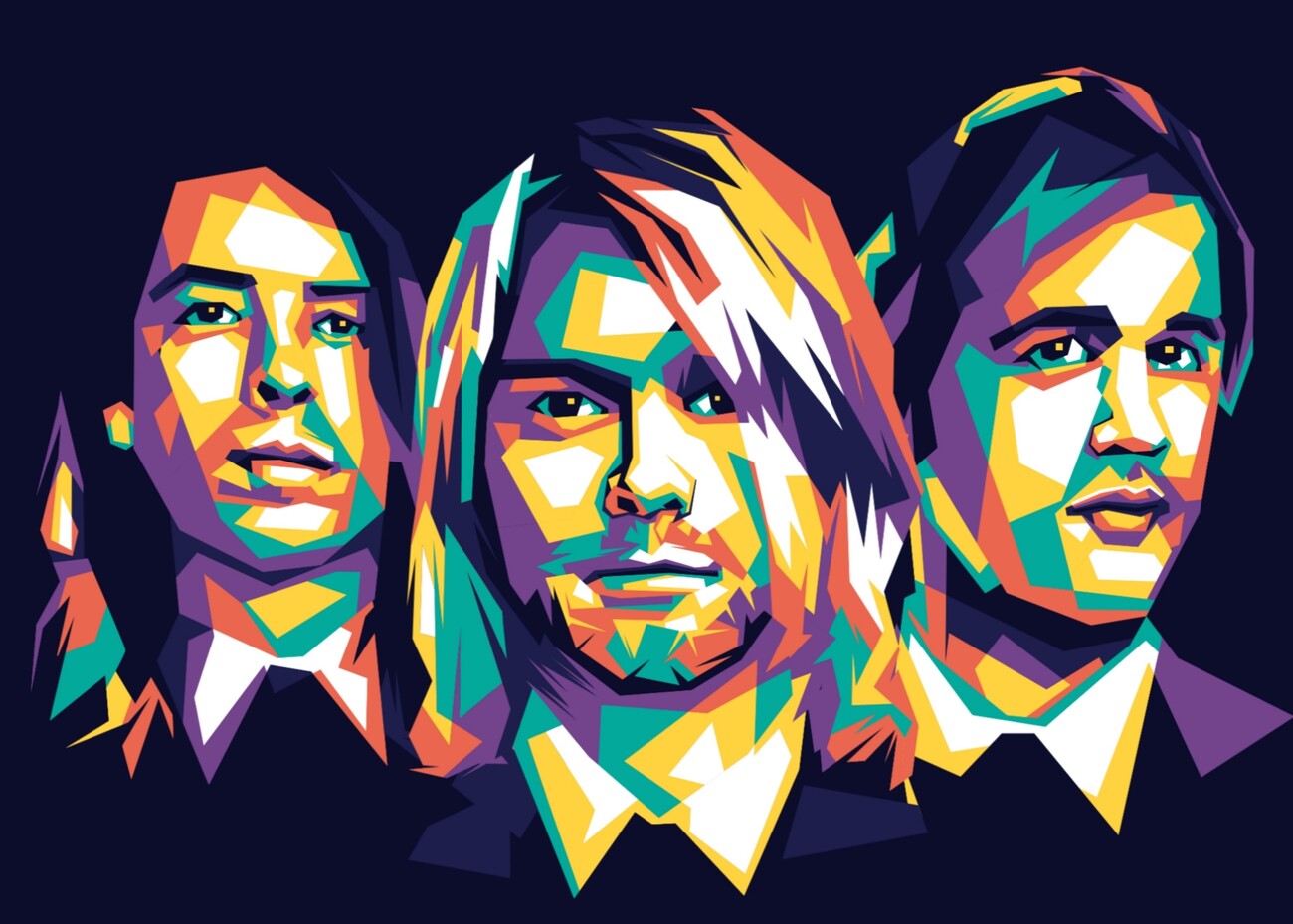 nirvana band logo wallpaper