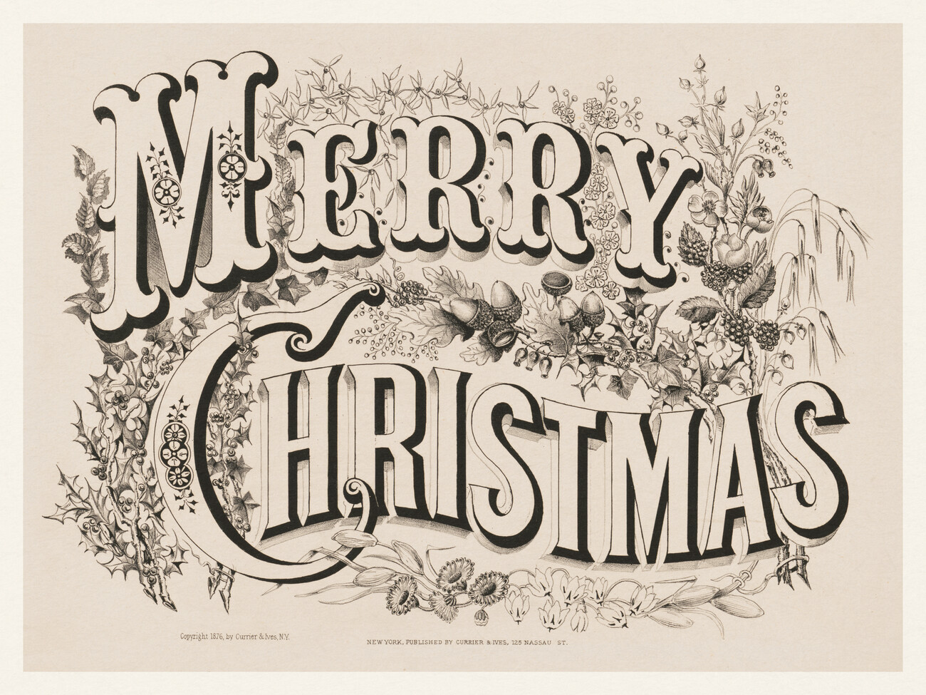 free vintage merry christmas clip art