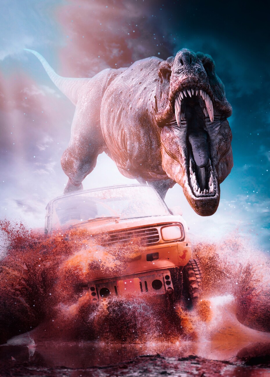 Poster Jurassic World - T-Rex | Wall Art, Gifts & Merchandise 