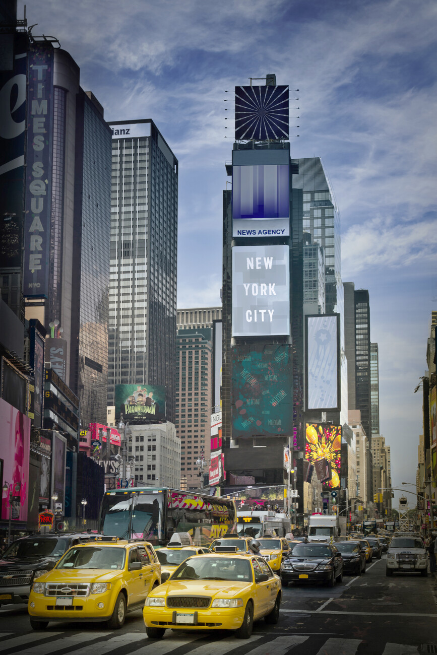 Konstfotografering NEW YORK CITY Times Square