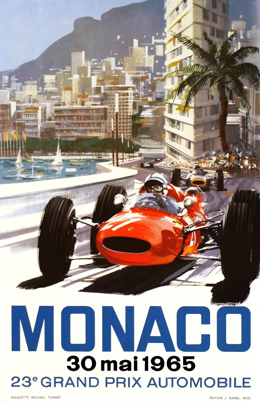 Illustration Monaco Grand Prix 1965