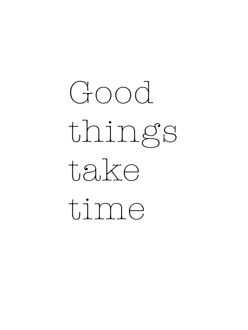 Good things take time Wall Mural | Buy online at Europosters Good things take time Wall Mural | Buy online at Europosters