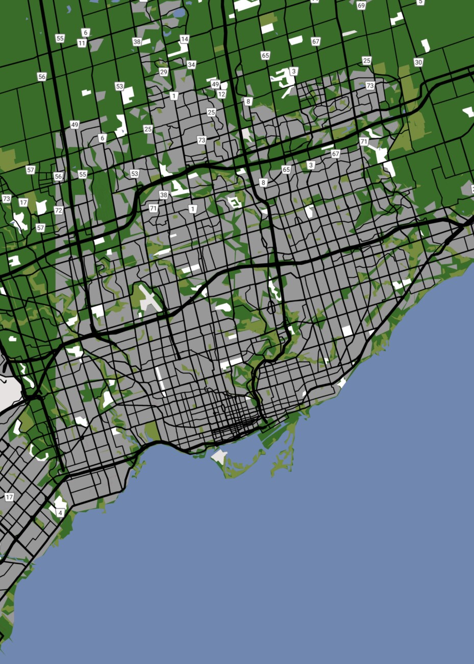 Pojistka Impresionismus Zm Na Toronto Map Oby Ejn P Eru Ovan Obrubn K   145834 