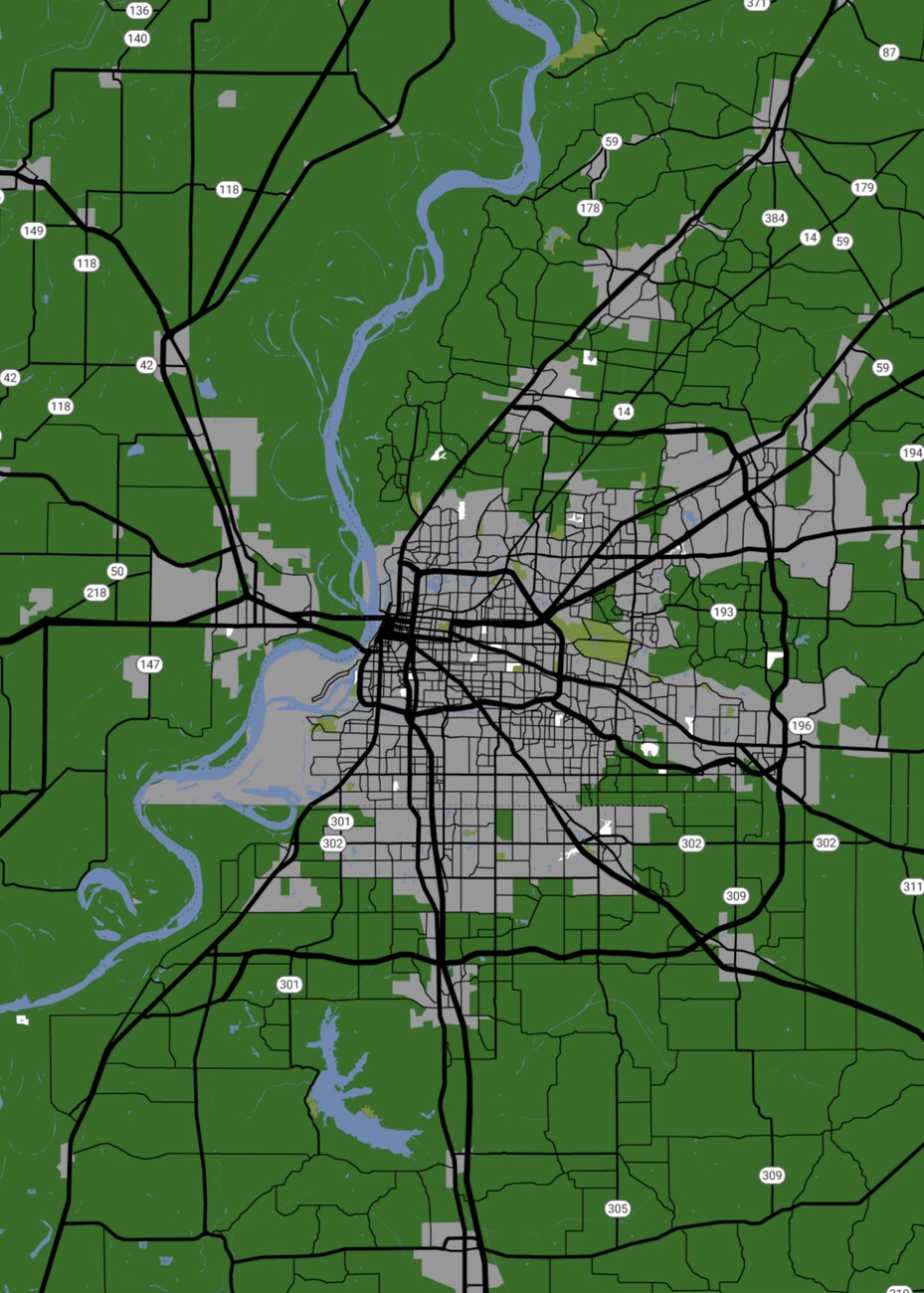 Carte De Memphis Map ǀ Toutes Les Cartes Et Planisphères à Accrocher 3690