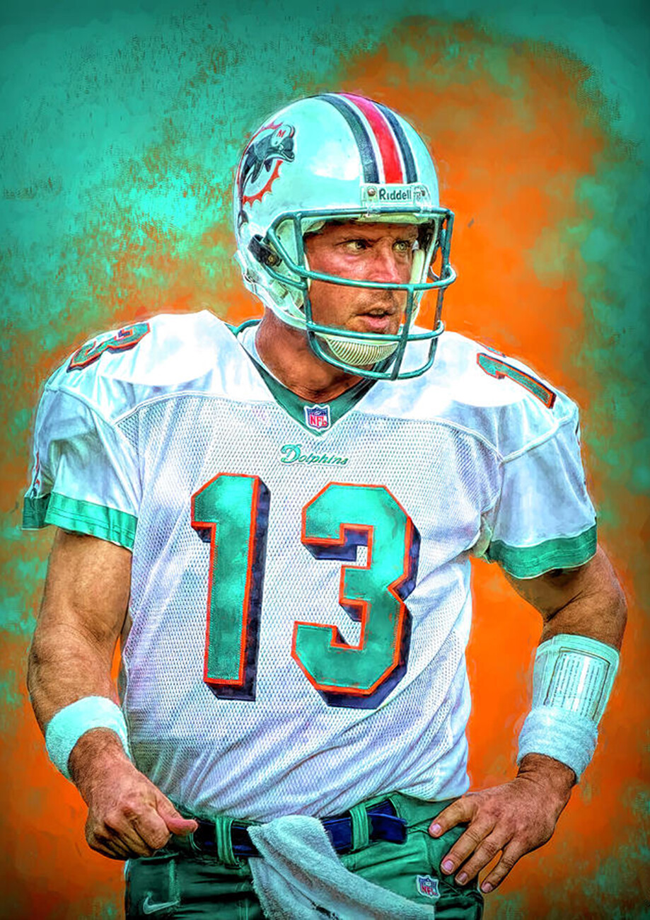 Miami Dolphins Super Bowl Poster